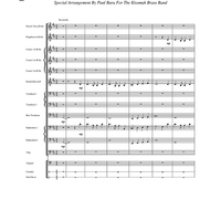 America, The Beautiful - Score