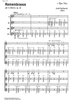 Remembrance Op.34 - Score