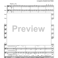 A Viola Christmas for Viola Quartet - Score