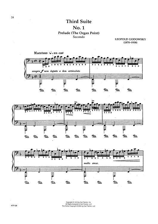 No. 1 Prelude (The Organ Point) - from Third Suite