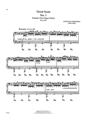 No. 1 Prelude (The Organ Point) - from Third Suite