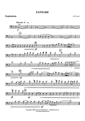 Fanfare for Brass Choir - Euphonium BC/TC
