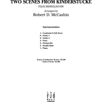 Two Scenes from Kinderstücke - Score
