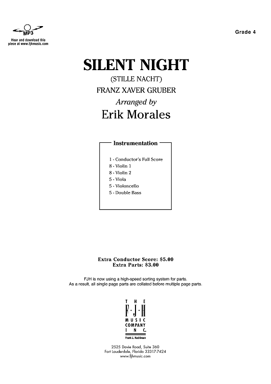 Silent Night - Score Cover