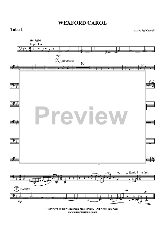 Wexford Carol - Tuba 1
