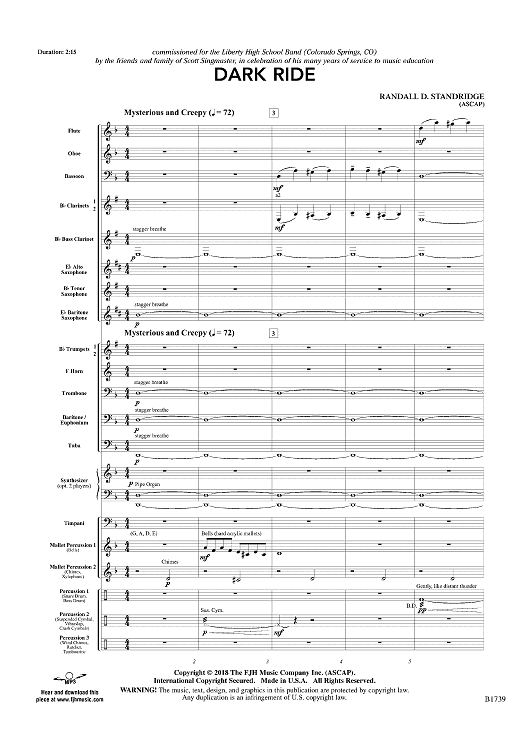 Dark Ride - Score