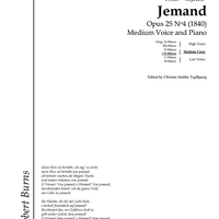 Jemand Op.25 No. 4