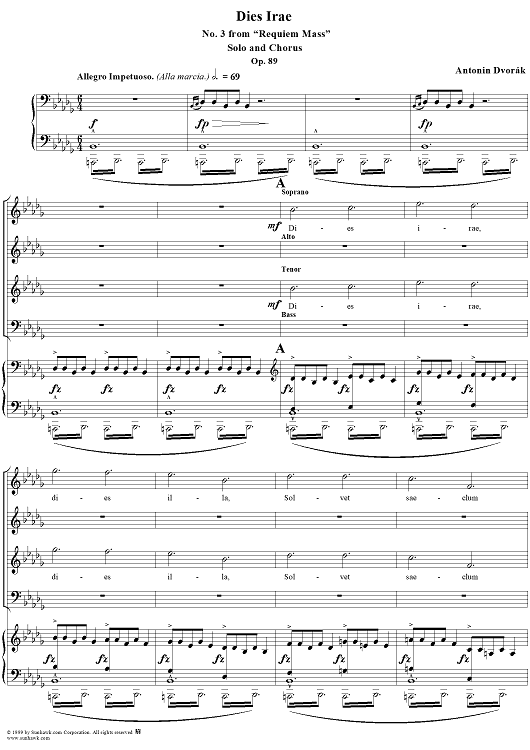 Requiem Mass, op. 89, no. 3:  Dies Irae
