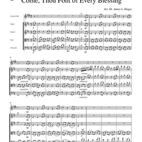 Come, Thou Font of Every Blessing - Score