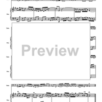 Three Sonatas, BWV 1027-1029 - Piano Score