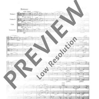 String Quartet No. 1 - Score and Parts