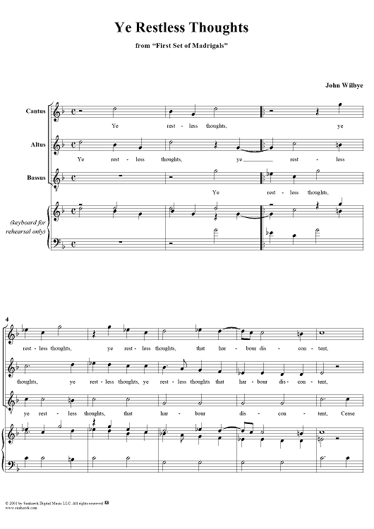 Ye Restless Thoughts