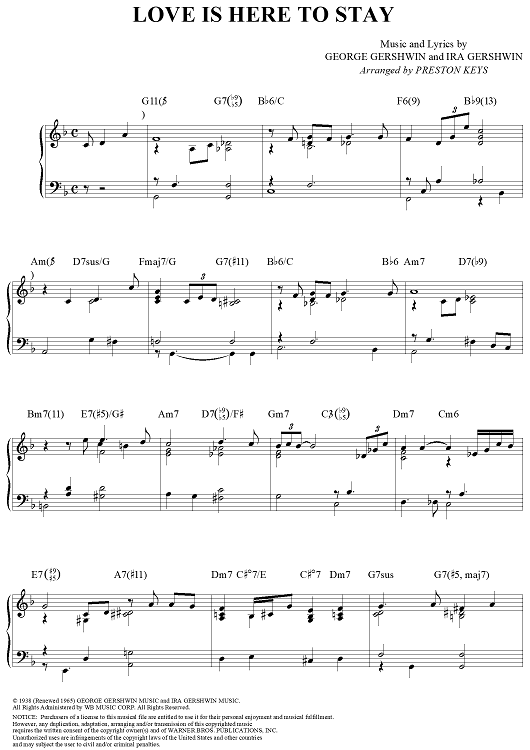 Love Is Here to Stay