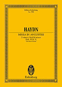 Missa in Angustiis D minor - Full Score