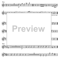 Minuet C Major D2d - Oboe 2