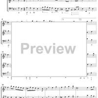 Suite in E Minor Op. 1, No. 6 - Score