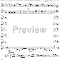 Violin Duet No. 9 in B Minor from "Twelve Easy Duets", Op. 10 - Violin 1