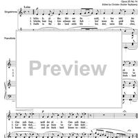 Hochländisches Wiegenlied Op.25 No.14