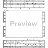 Italian Song for Cello Quartet - Score