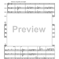 DMO: A Jazz Cello Quartet - Score