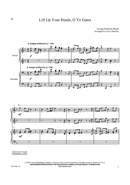 Lift Up Your Heads, O Ye Gates