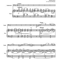 The Last Rose of Summer - Piano Score