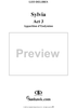 Sylvia, Final - Apothéose, No. 18: Apparition d'Endymion - Piano Score