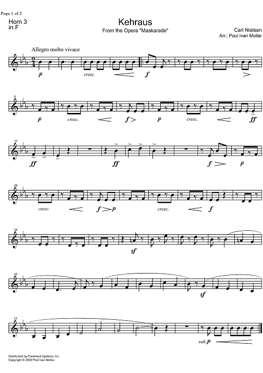 Kehraus - Horn in F 3