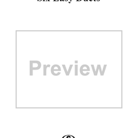 Six Easy Duets, Op. 145-A - Flute 2