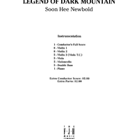 Legend of Dark Mountain - Score Cover