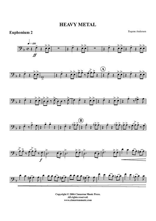 Heavy Metal - Euphonium 2 BC/TC