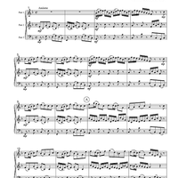 My Heart Ever Faithful - Aria from Cantata #68 - Score