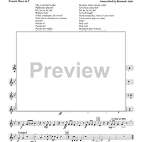 Ola, o che bon eccho! - Choir 1, Horn in F