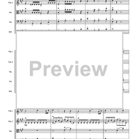 Allegro Moderato from Symphony No. 29 in A Major - Score