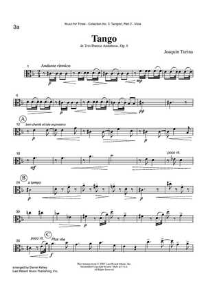 Tango - de Tres Danzas Andaluzas, Op. 8 - Part 2 Viola