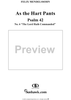 Psalm 42: "As the hart pants", No. 6. "The Lord hath commanded"