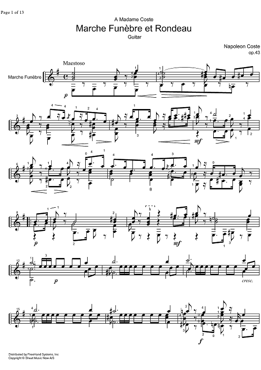 Marche Funèbre et Rondeau Op.43