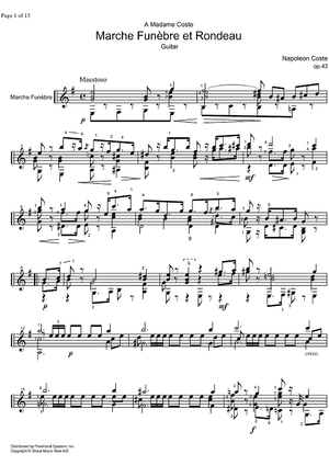 Marche Funèbre et Rondeau Op.43