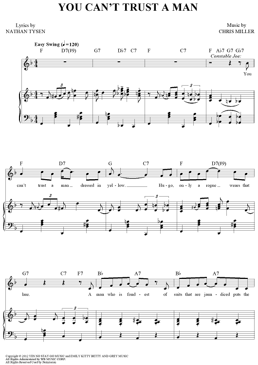 You Can't Trust A Man