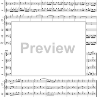 Brandenburg Concerto No. 2: Allegro Assai - Score