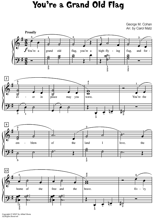 You're a Grand Old Flag