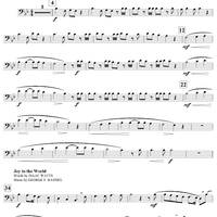 Celebration Medley (Hallelujah Chorus/Joy to the World) - Trombone