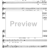 Veni Domine - Veni ad liberandum - Score