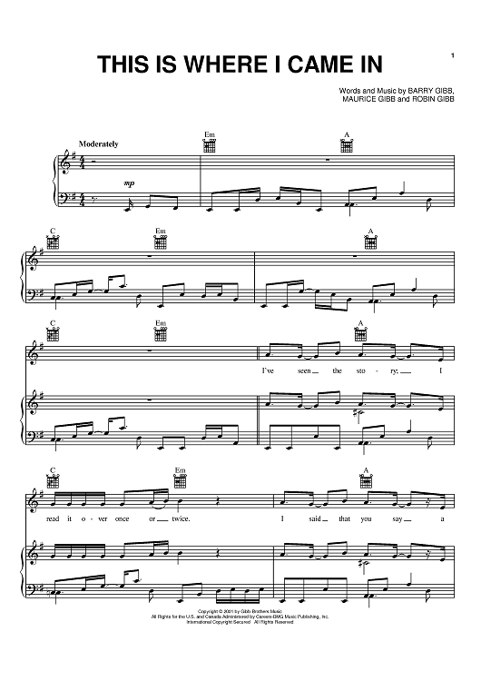 This Is Where I Came In