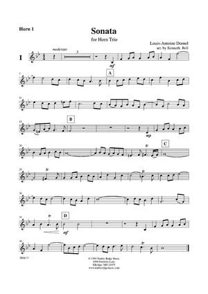 Sonata - Horn 1