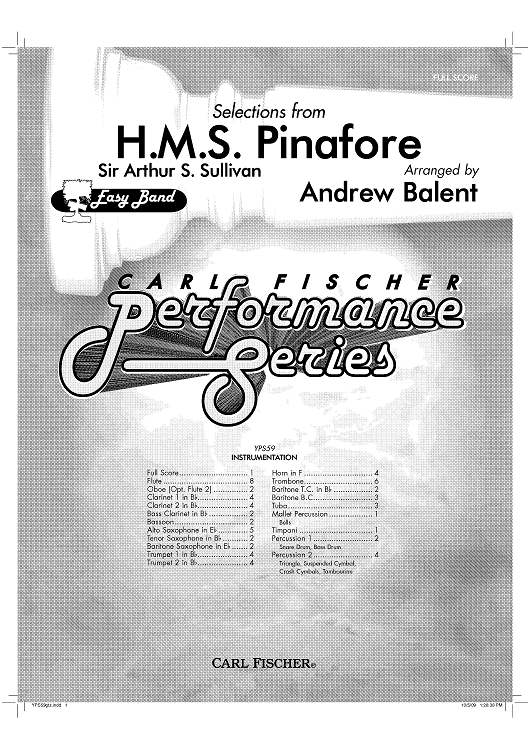 H.M.S. Pinafore - Score