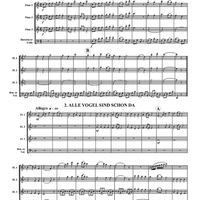 Five German Folk Songs - Score