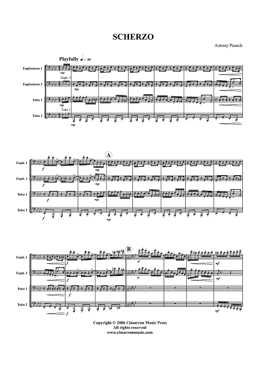 Scherzo - Score
