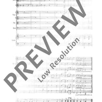 Overture a 7 in C major - Score