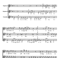 Li ciampanis dal Gloria - Score